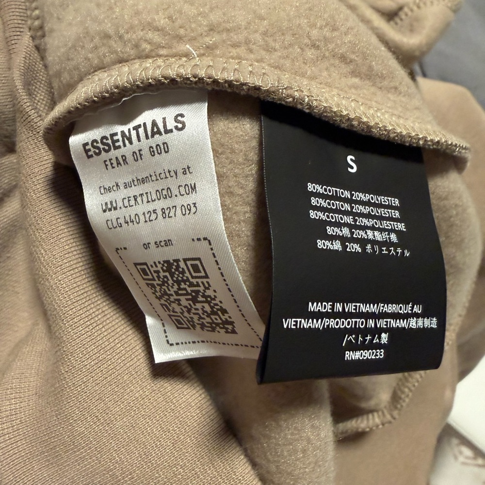 Essentials Tan Pullover Hoodie - image 4